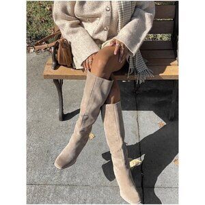 Dolce Vita Tan Over the Knee Boots